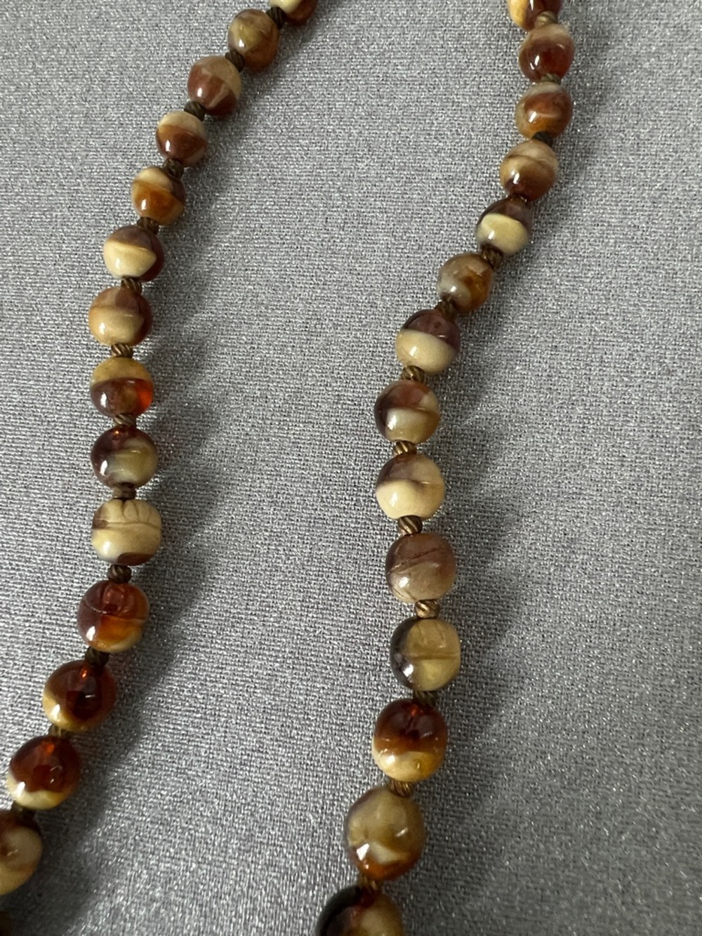 Brown Agate Bead 8.5” Necklace - Women Jewelry - Picture 5 of 12
